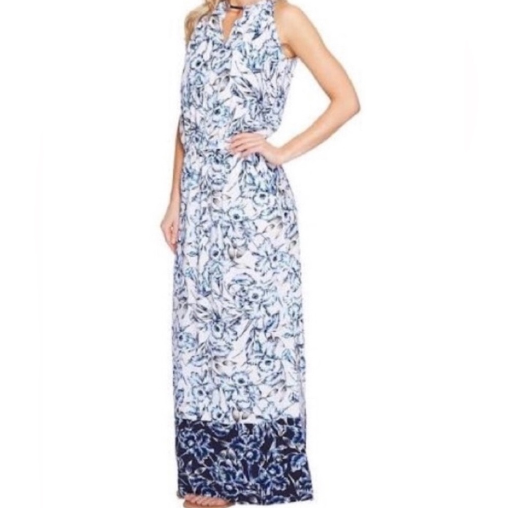 Tommy Bahama Blue Floral Maxi Dress